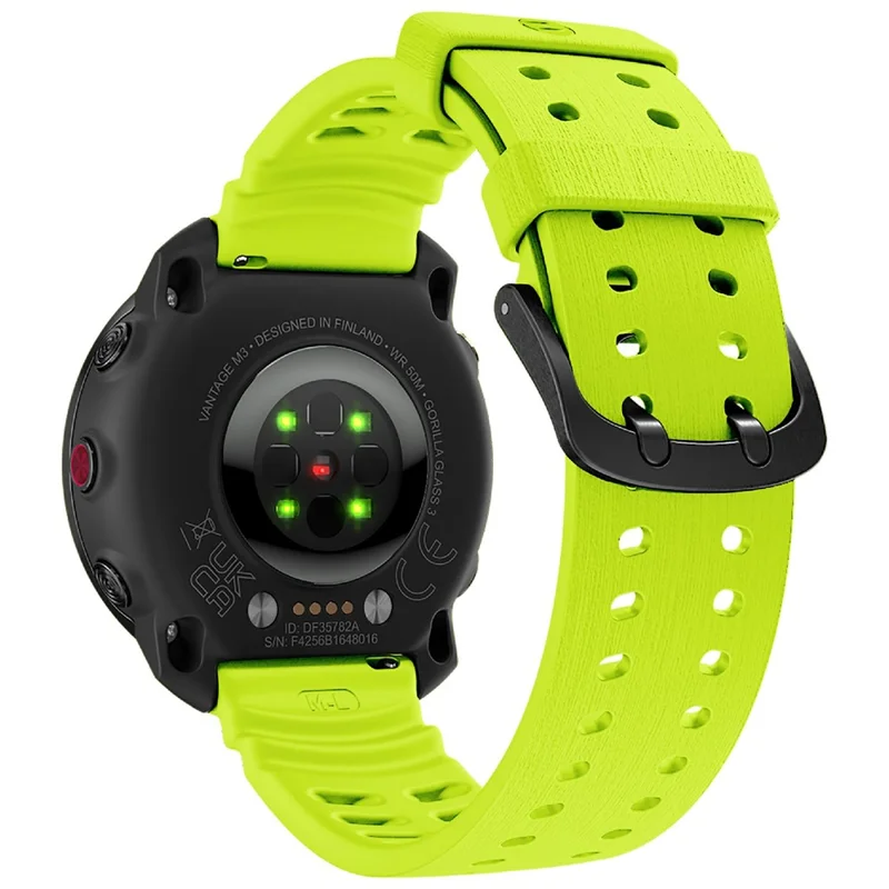 For Polar Vantage M3 Replacement Watch Strap Silicone Adjustable Wrist Band - Lime