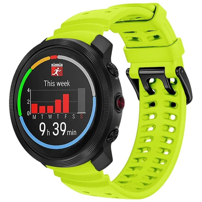 For Polar Vantage M3 Replacement Watch Strap Silicone Adjustable Wrist Band - Lime