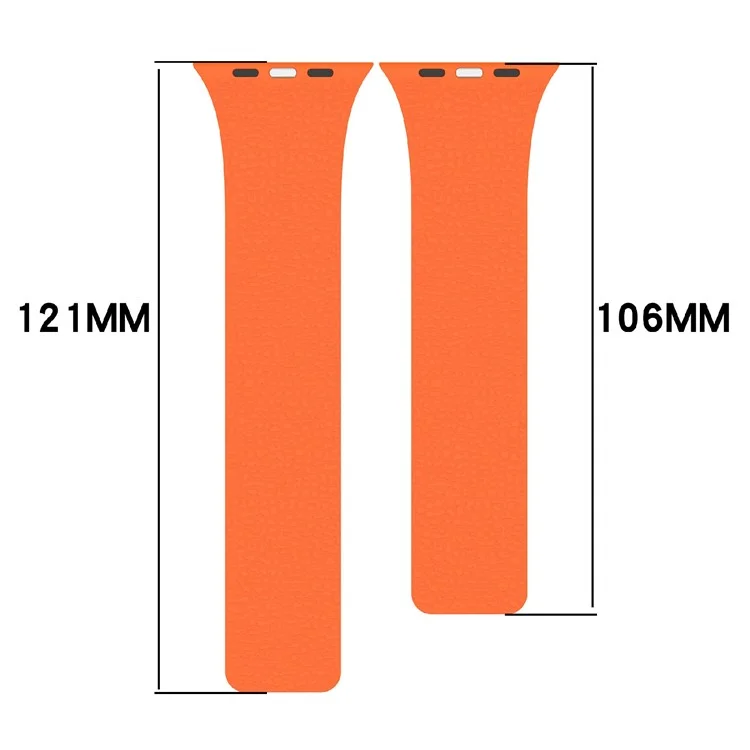 Soft Watch Strap for Apple Watch Series 10 9 8 7 SE 6 5 4 3 2 1 42mm 41mm 40mm 38mm Silicone Magnetic Band - Stone Color