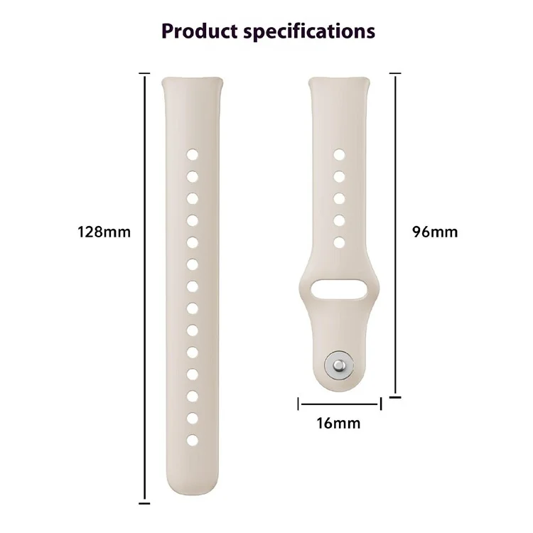 Silicone Wristband for Huawei Band 10 / Band 9 NFC / 9 / 8 NFC / 8 Replacement Adjustable Watch Strap - Yellow