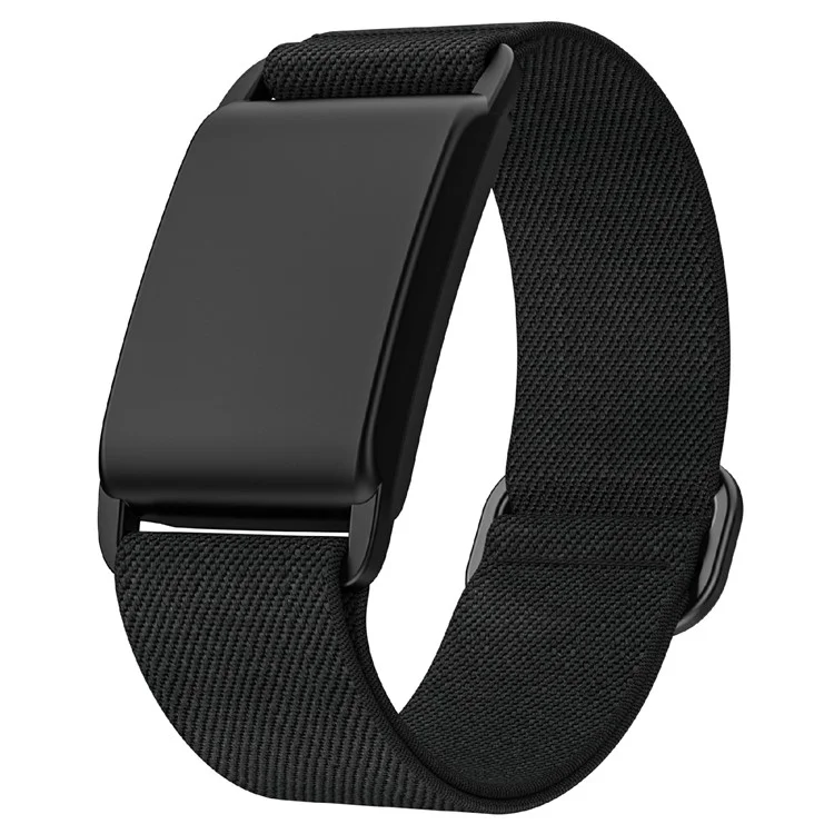 Pour WHOOP 4.0 Tracker de Fitness Bracelet Élastique en Polyester d'Une Pièce avec Boucle de Réglage - Noir