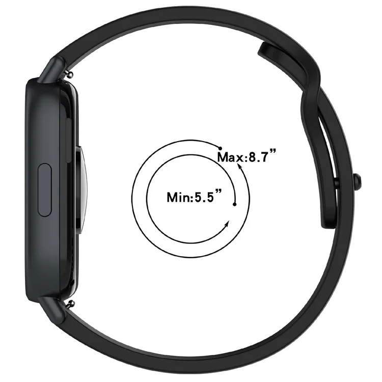 Cinturino per orologio in silicone da 22mm per Samsung Huawei Garmin Xiaomi - Universale, Rosso