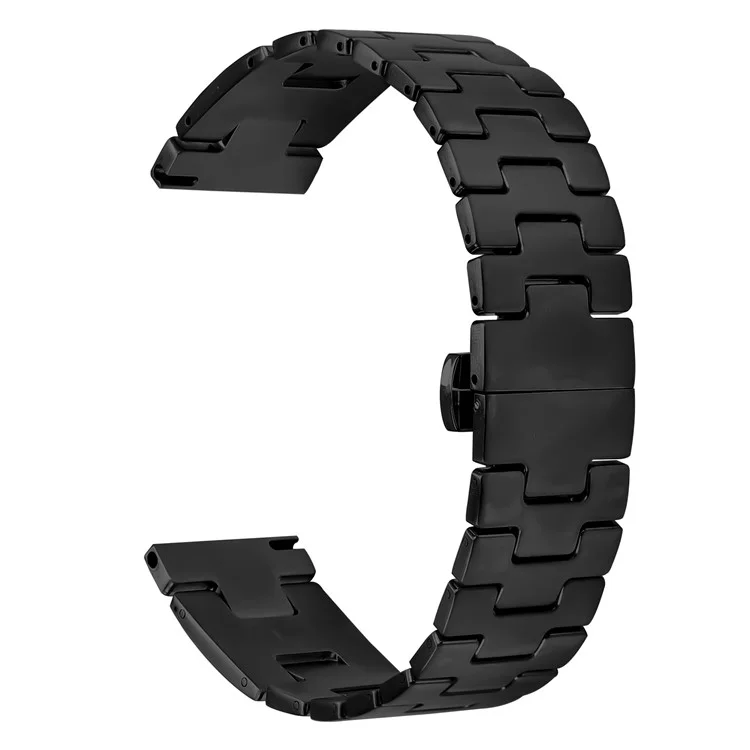 Correa de Repuesto Tipo H de Metal para Huami Amazfit Stratos 3 - Negro