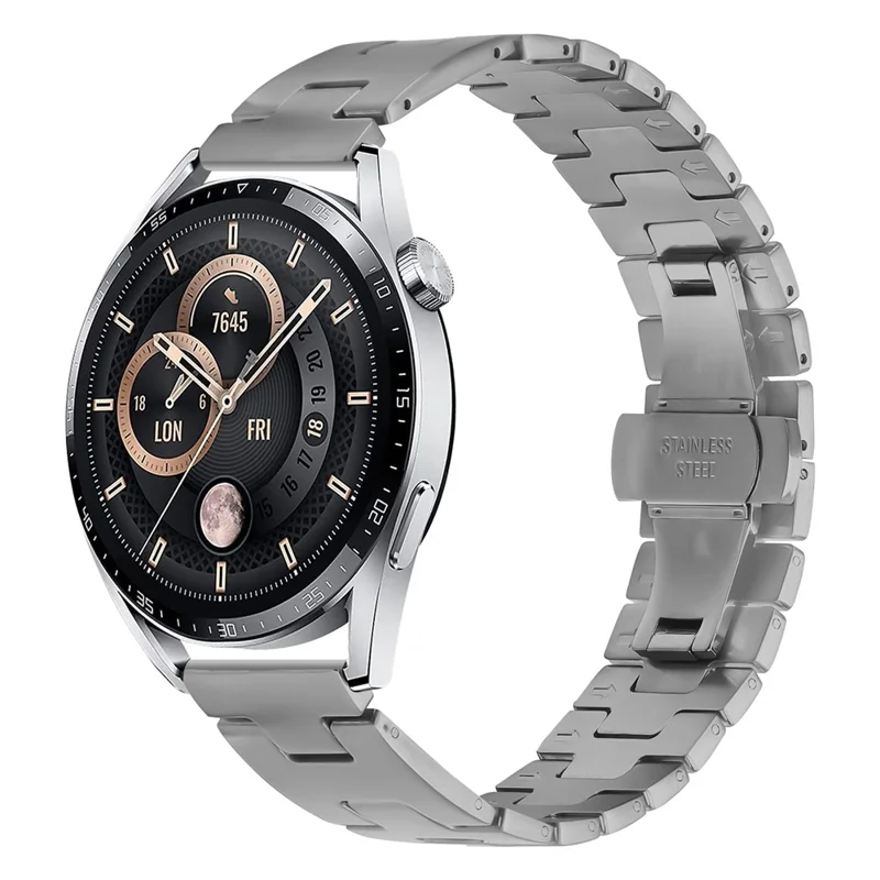 For Xiaomi Watch S2 46mm / 42mm Replacement Strap H Type Metal Watch Band - Titanium