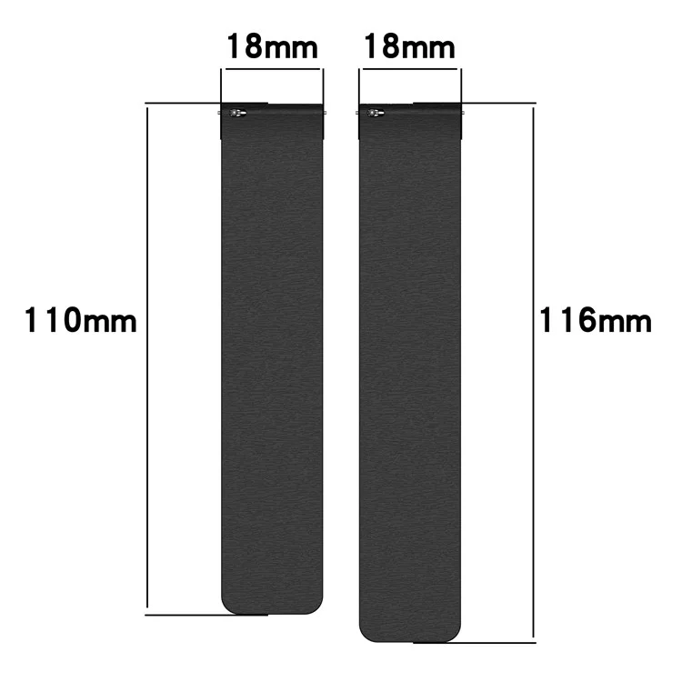 Correa de Reloj para Huawei Watch GT 4 41mm / Garmin Venu 3S / Forerunner 265S Grano de Madera Nube Universal 18mm Correa Magnética de Silicona - Negro