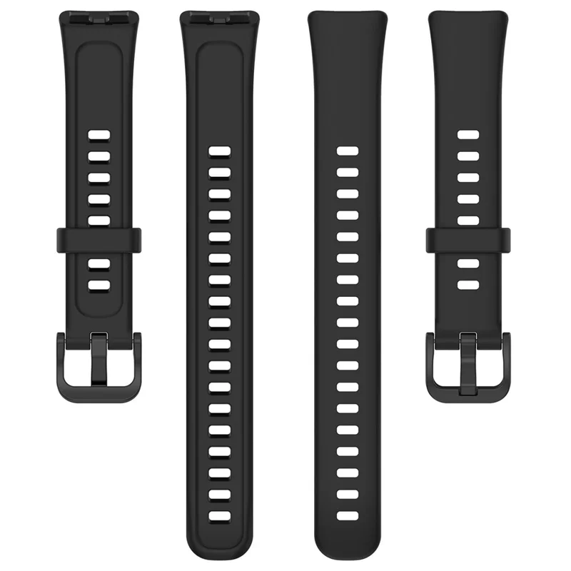 Silicone Watch Strap for Huawei Band 10 NFC / 10 / 9 NFC / 9 / 8 NFC / 8 Glossy Replacement Band - Dark Blue