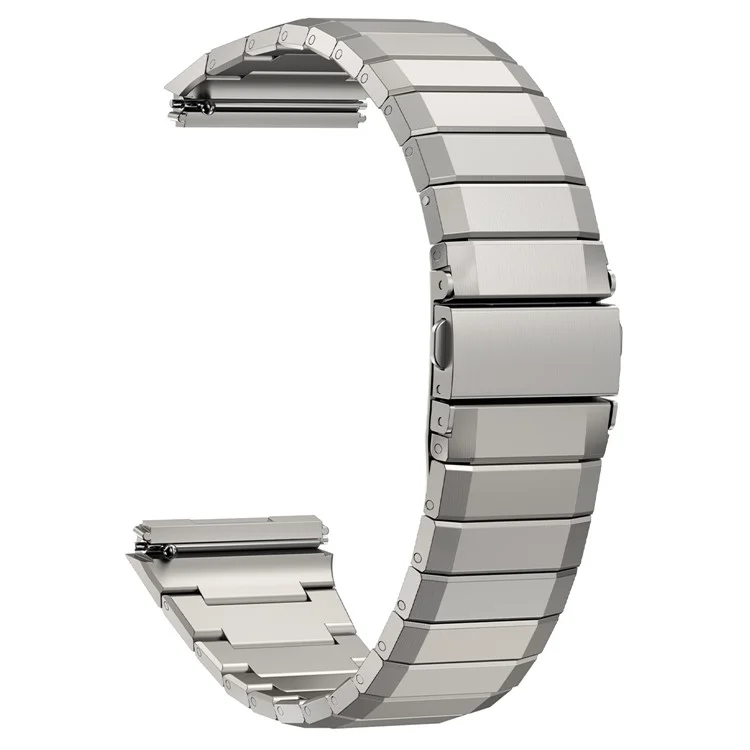 For Huawei Watch GT5 Pro 46mm Titanium Alloy Watch Band Bamboo Segment Wrist Strap - Titanium