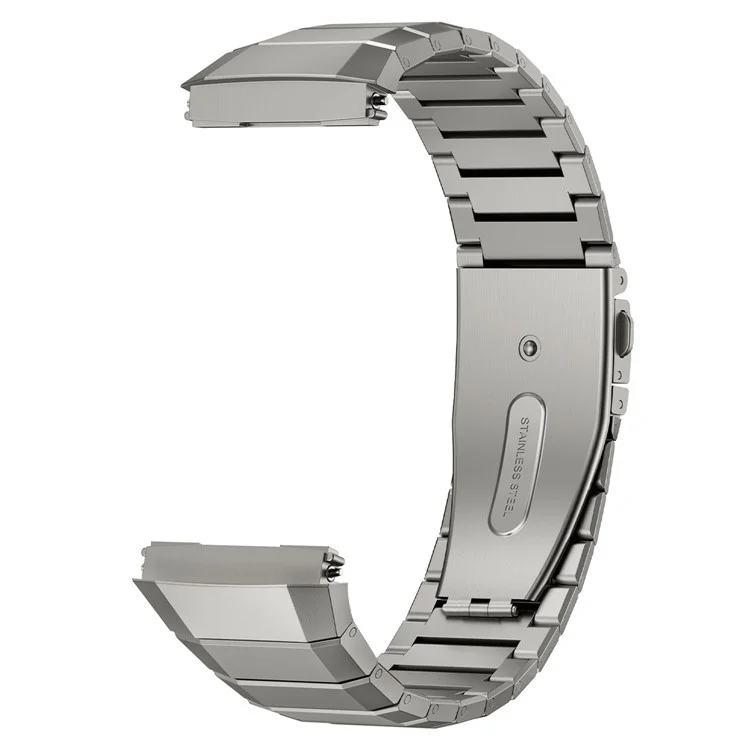 For Huawei Watch GT5 Pro 46mm Titanium Alloy Watch Band Bamboo Segment Wrist Strap - Titanium