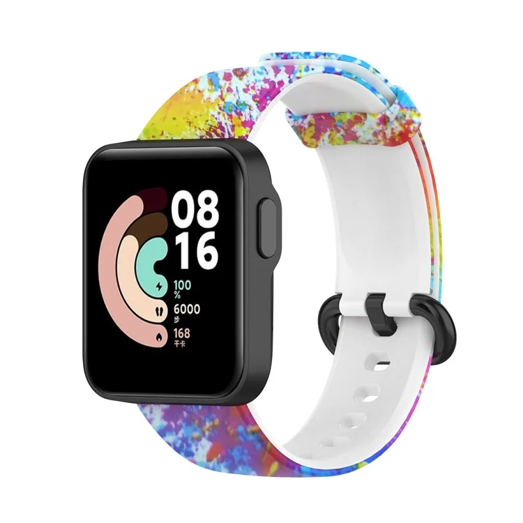 Padrão Colorido Impresso Relógio De Relógio De Silicone Para Relógio Xiaomi Redmi / Mi Watch Lite. - Impressão Colorida