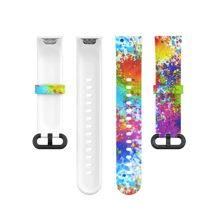 Colorful Pattern Printed Watchband Silicone Watch Strap for Xiaomi Redmi Watch / Mi Watch Lite - Colorful Print