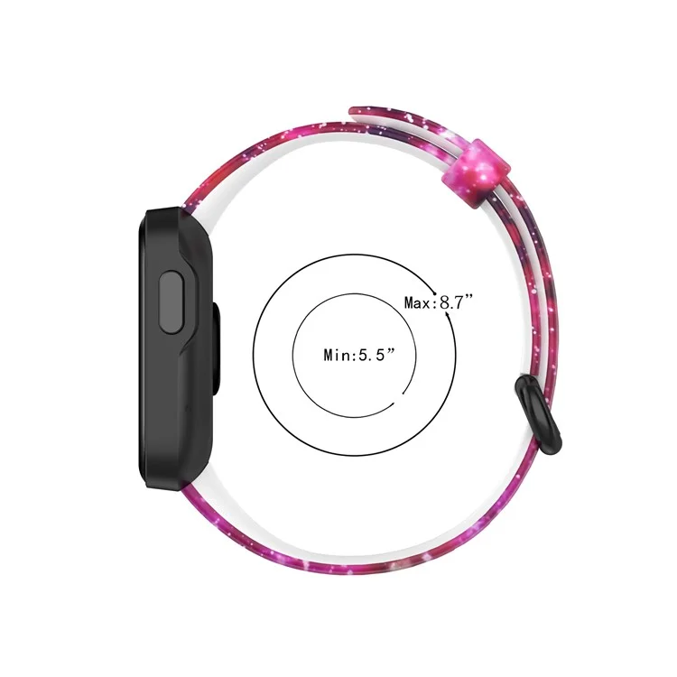 Sangle De Montre De Silicone De Bande De Montre À Motif Coloré Pour La Montre De Silicone Pour La Montre Xiaomi Redmi / Mi Watch Lite - Imprimé Coloré