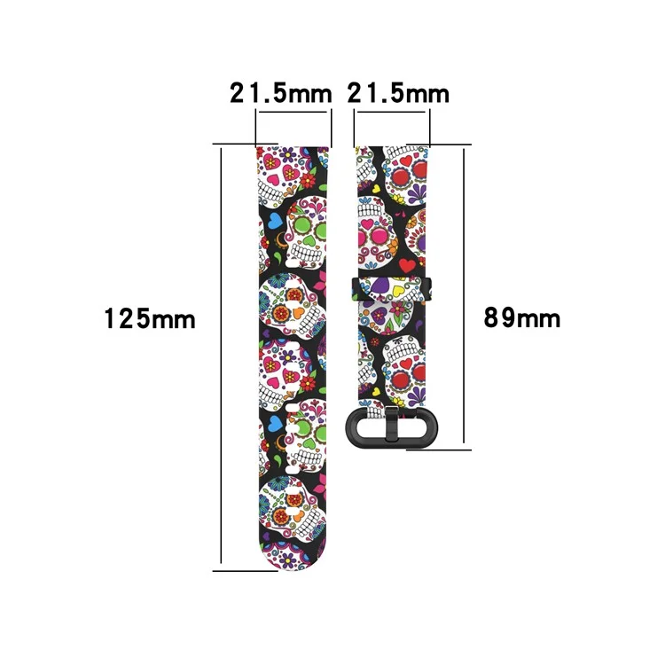 Colorful Pattern Printed Watchband Silicone Watch Strap for Xiaomi Redmi Watch / Mi Watch Lite - Colorful Print