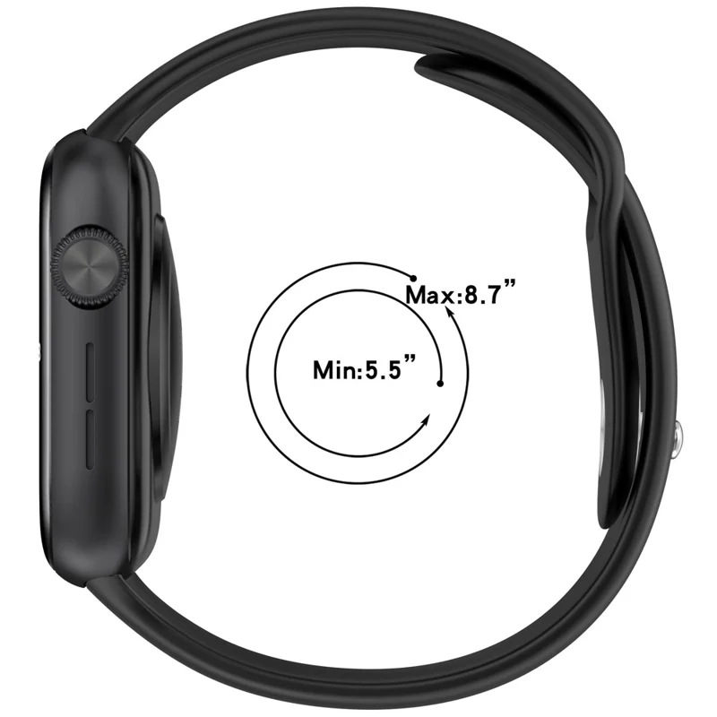 For Honor Watch 5 Silicone Watch Band Reverse Buckle Wrist Strap - White