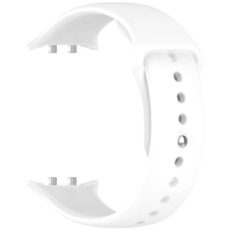 For Honor Watch 5 Silicone Watch Band Reverse Buckle Wrist Strap - White
