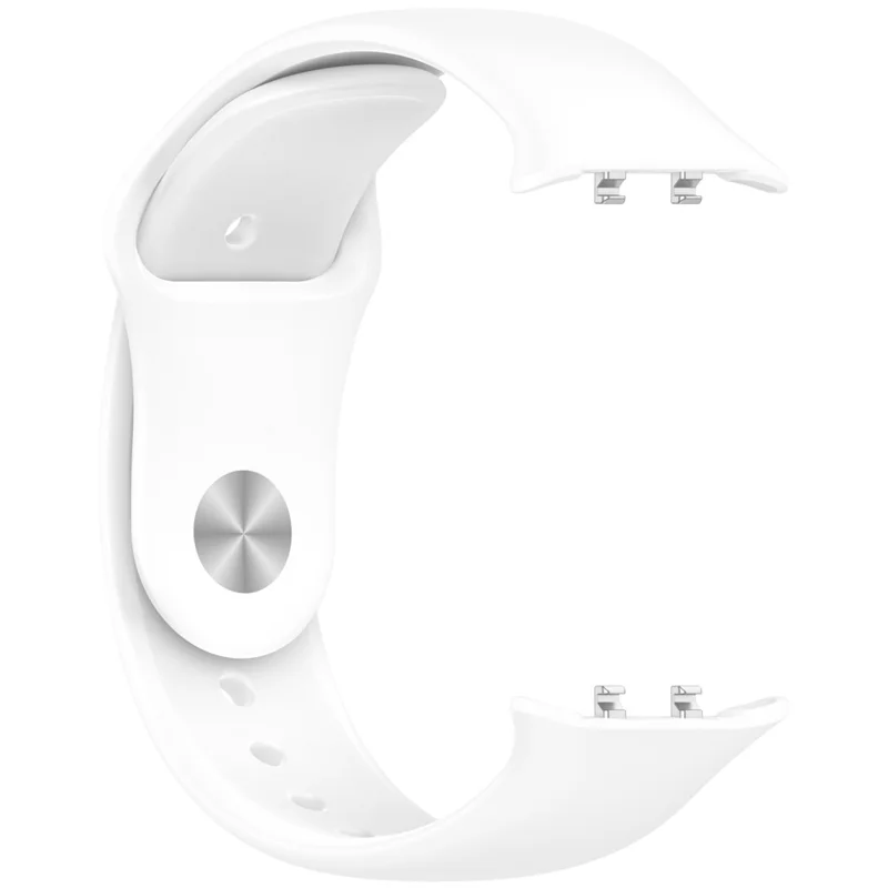 For Honor Watch 5 Silicone Watch Band Reverse Buckle Wrist Strap - White