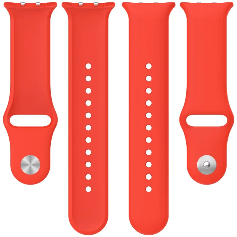 For Honor Watch 5 Silicone Watch Band Reverse Buckle Wrist Strap - Pink