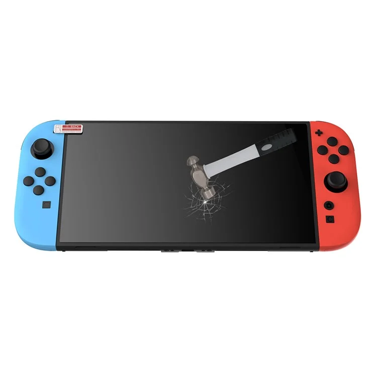 DOBE TNS-3166 Lot de 2 Protecteurs d'écran en Verre Trempé Haute Définition Anti-Traces pour Console de Jeu Nintendo Switch