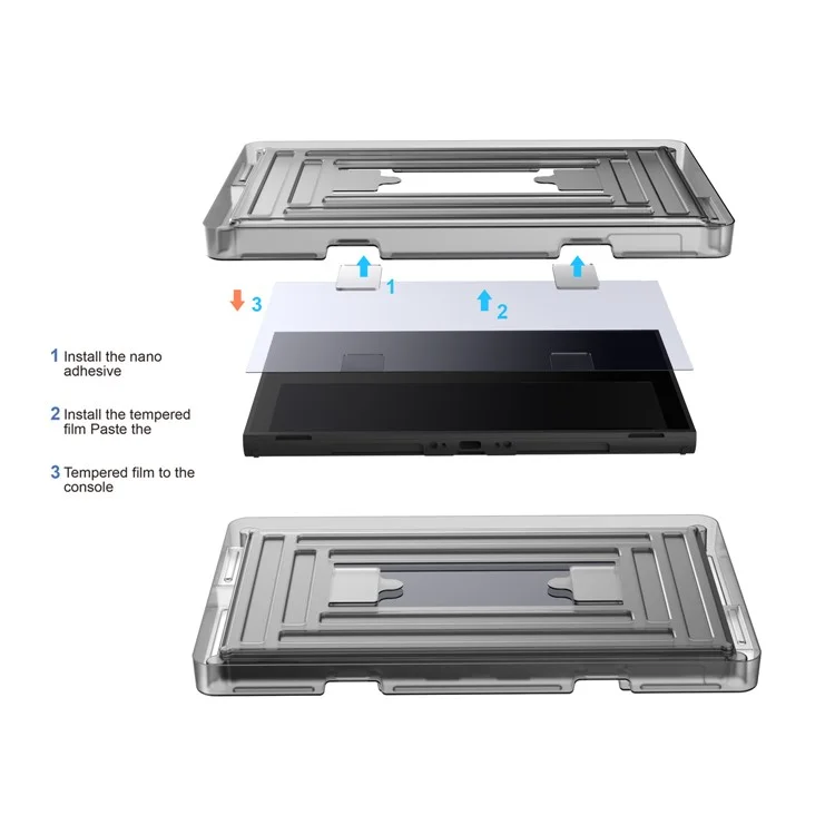 DOBE TNS-3166B Per Nintendo Switch 2 Pellicola Filtro Luce Blu Vetro Temperato Proteggi Schermo