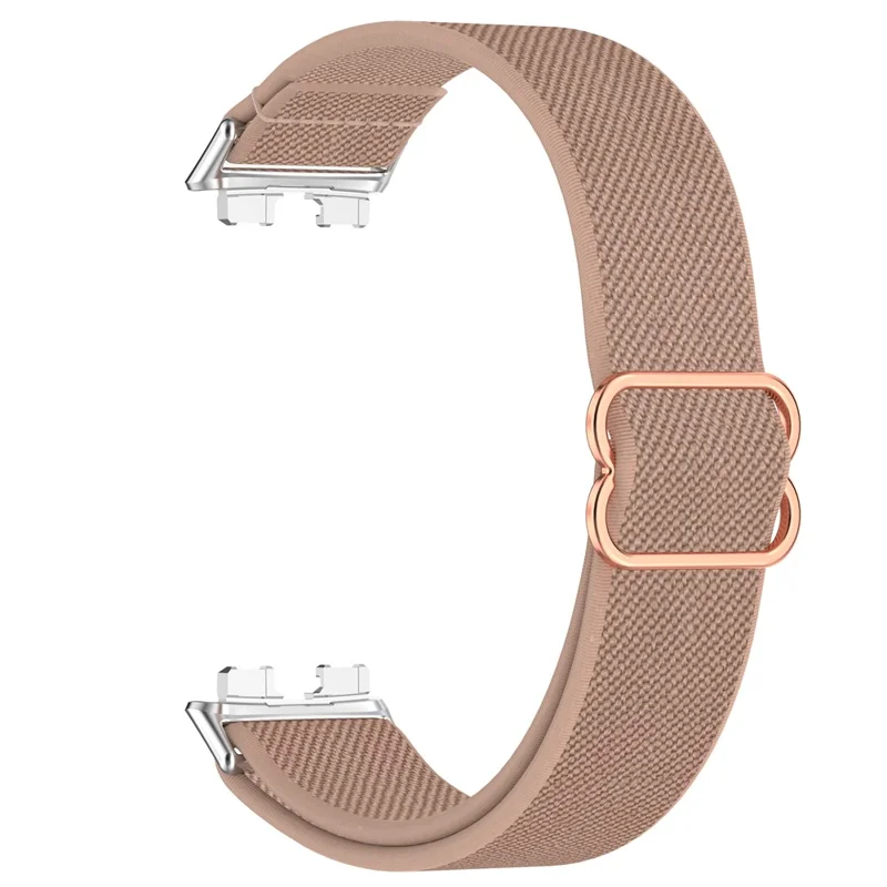 Watch Band for Huawei Band 10 NFC / 10 / 9 NFC / 9 / 8 NFC / 8 Nylon Elastic Braided Strap - Pink