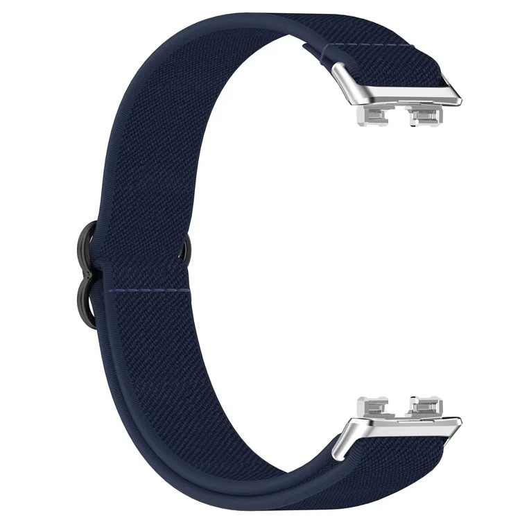 Watch Band for Huawei Band 10 NFC / 10 / 9 NFC / 9 / 8 NFC / 8 Nylon Elastic Braided Strap - Midnight Blue