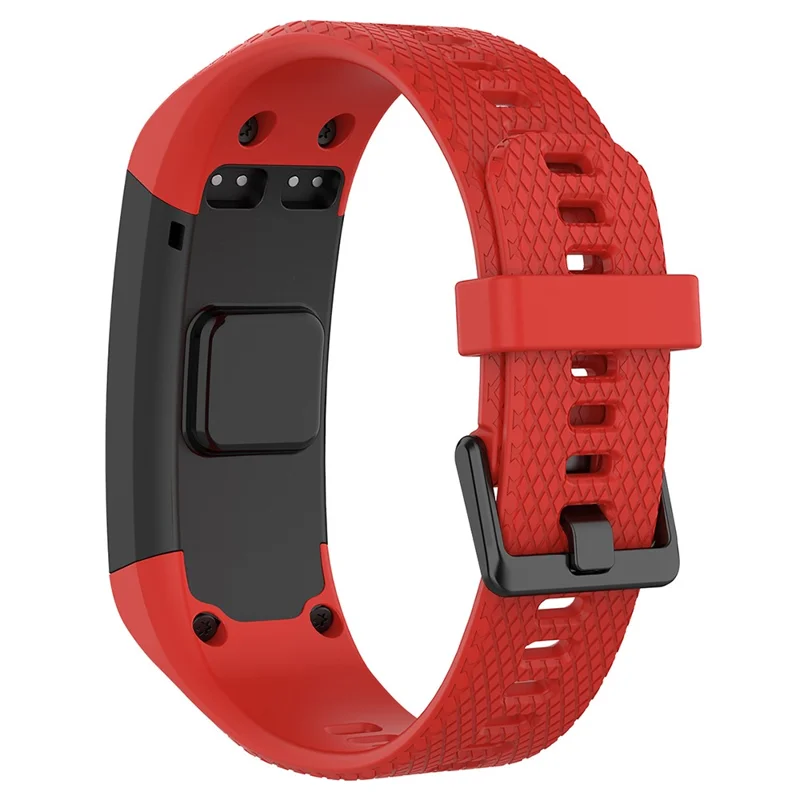 Correa de Repuesto Texturizada de Silicona con Destornillador para Garmin Vivosmart HR - Rojo