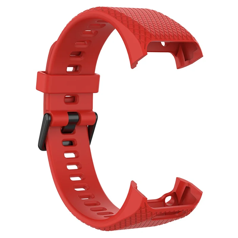 Correa de Repuesto Texturizada de Silicona con Destornillador para Garmin Vivosmart HR - Rojo