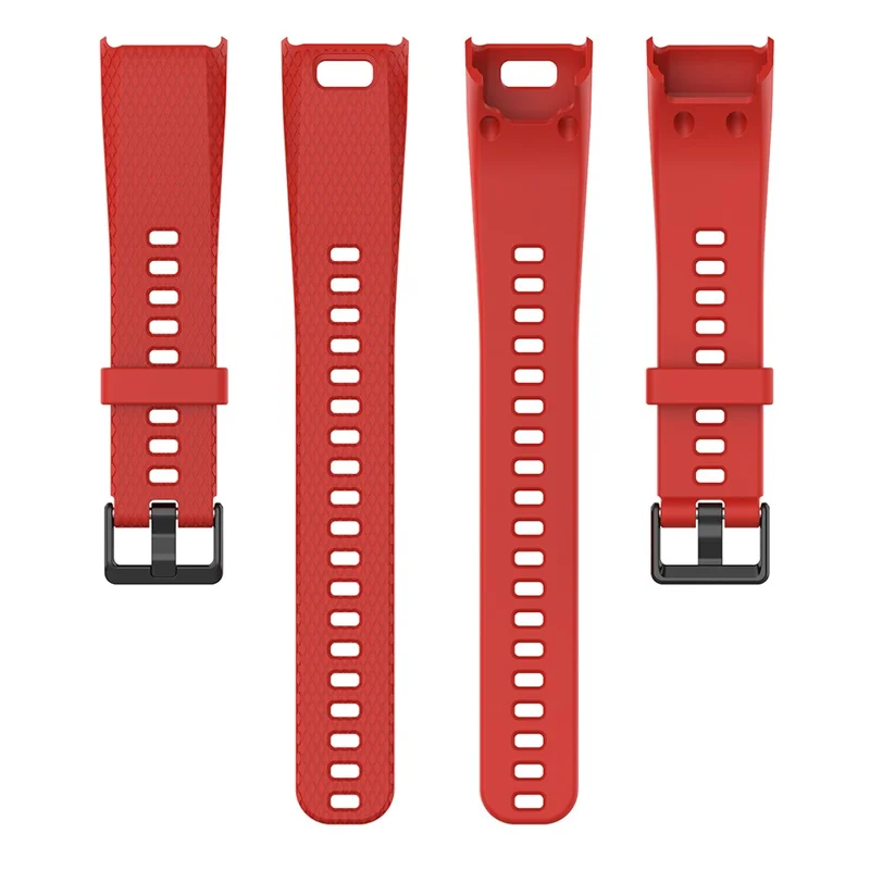 Correa de Repuesto Texturizada de Silicona con Destornillador para Garmin Vivosmart HR - Rojo