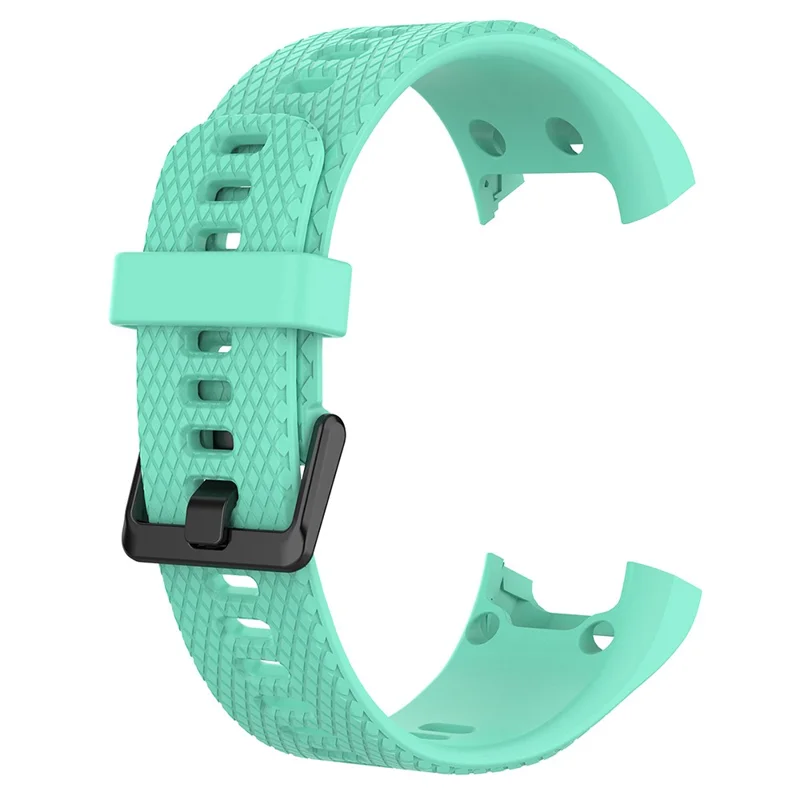 For Garmin Vivosmart HR Replacement Strap Textured Silicone Watch Band with Screwdriver - Lake Blue