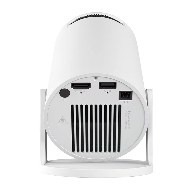 HY300 Pro+ Projetor Mini Android 11.0 com Wi-Fi 6 e Bluetooth, HD 720P, 170 Lúmens ANSI, Projetor para Home Theater - Plugue dos EUA