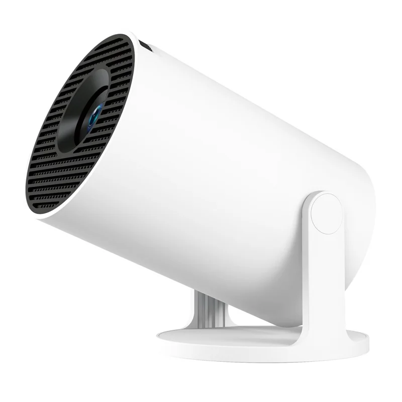 HY300 Pro+ Android 11.0 Mini Projector WiFi6 Bluetooth-Compatible 5.4 HD 720P 170 ANSI Lumens Home Theater Projector - UK Plug