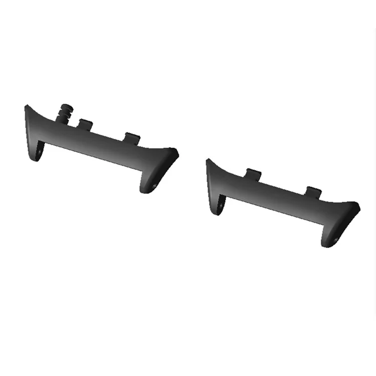 1 Pair For Huawei Watch D2 Watchband Connectors 20mm Inner Diameter Metal Adapters (Bypass Air Pressure Detection Alert) - Black