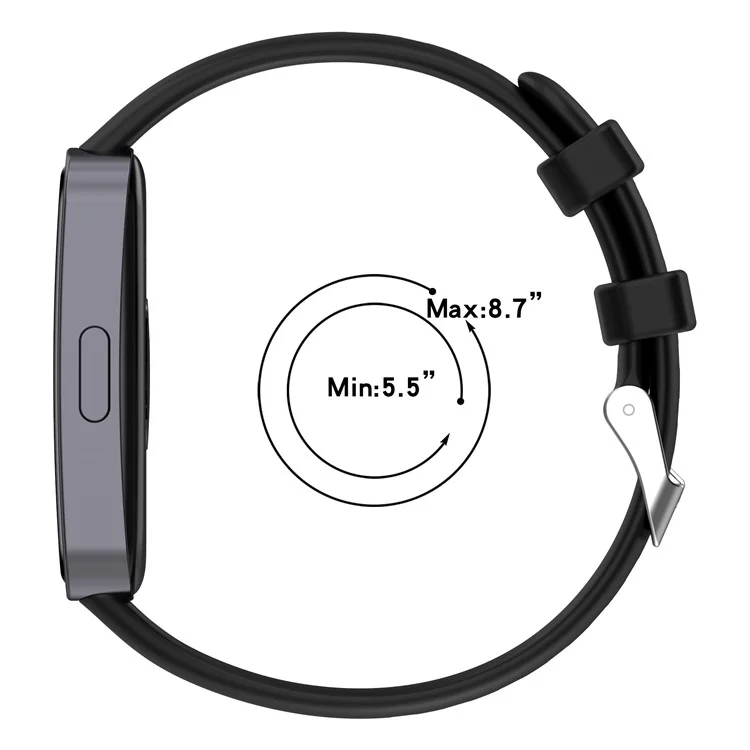 Silicone Watch Band For Huawei Band 10 NFC  /  10  /  9 NFC  /  9  /  8 NFC  /  8 High Quality Wristband Replacement Strap - Ivory White