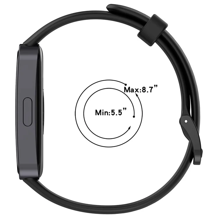 Correa de Silicona para Huawei Band 10 NFC / 10 / 9 NFC / 9 / 8 NFC / 8 Correa Ajustable con Marco de Reloj - Rojo