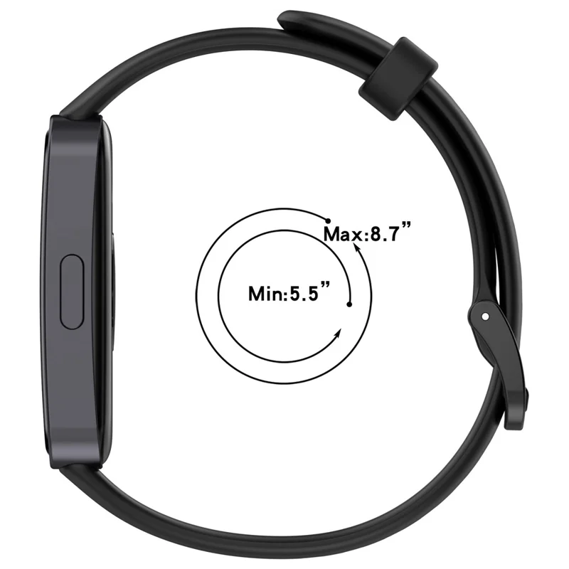 Cinturino in silicone per Huawei Band 10 NFC / 10 / 9 NFC / 9 / 8 NFC / 8 Cinturino regolabile con cornice per orologio - Verde chiaro