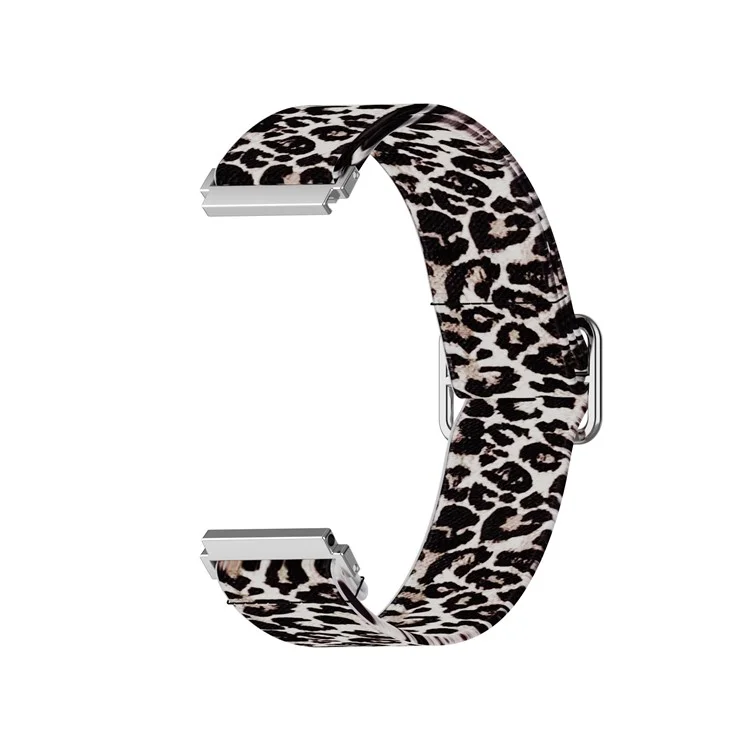 Correa de Reloj Inteligente de Nylon con Estampado Ajustable de 22 mm para Samsung Galaxy Watch 46 mm/Watch3 45 mm - Estampado de Leopardo