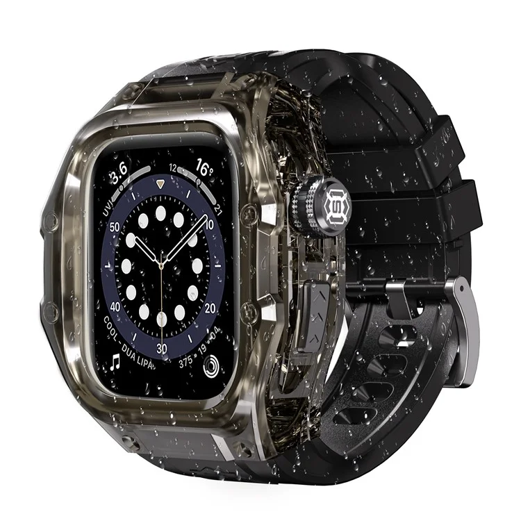 SHELLBOX For Apple Watch Series 10 46mm IP68 Waterproof Integrated Watch Case with Silicone Watch Strap