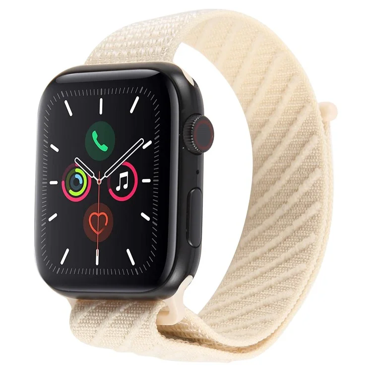 Cinturino per Apple Watch Series 10 Ultra 9 8 7 SE 6 5 4 3 2 1 46mm 49mm 45mm 44mm 42mm Cinturino Sportivo in Nylon - Colore Starlight