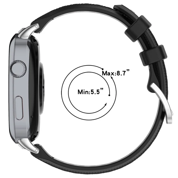 Para Huawei Watch D2 Banda de Smartwatch de Duas Cores Pulseira Esportiva de Silicone - Preto+Cinza