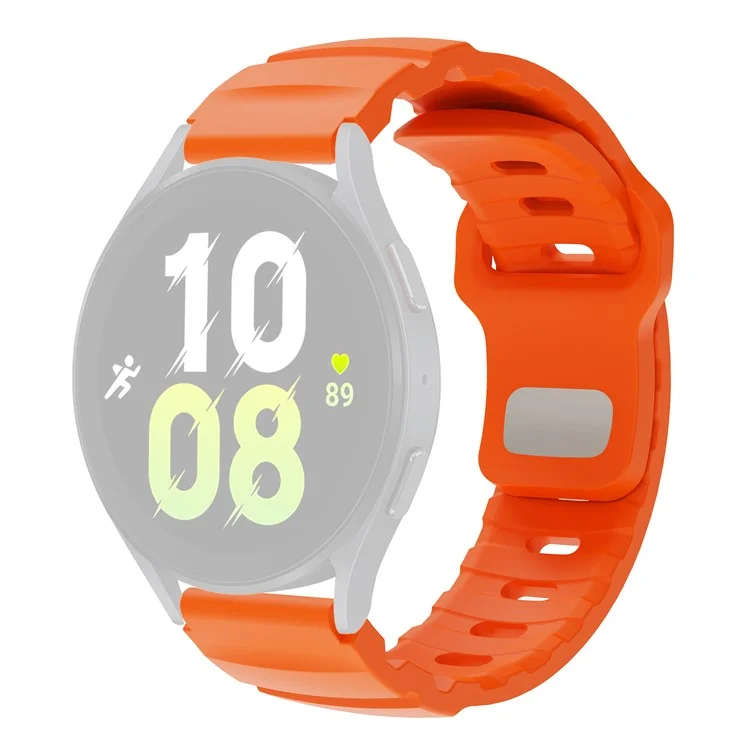 Per Huawei Watch GT 5 46mm Cinturino in fluorubber 22mm Cinturino per orologio universale regolabile - Arancione