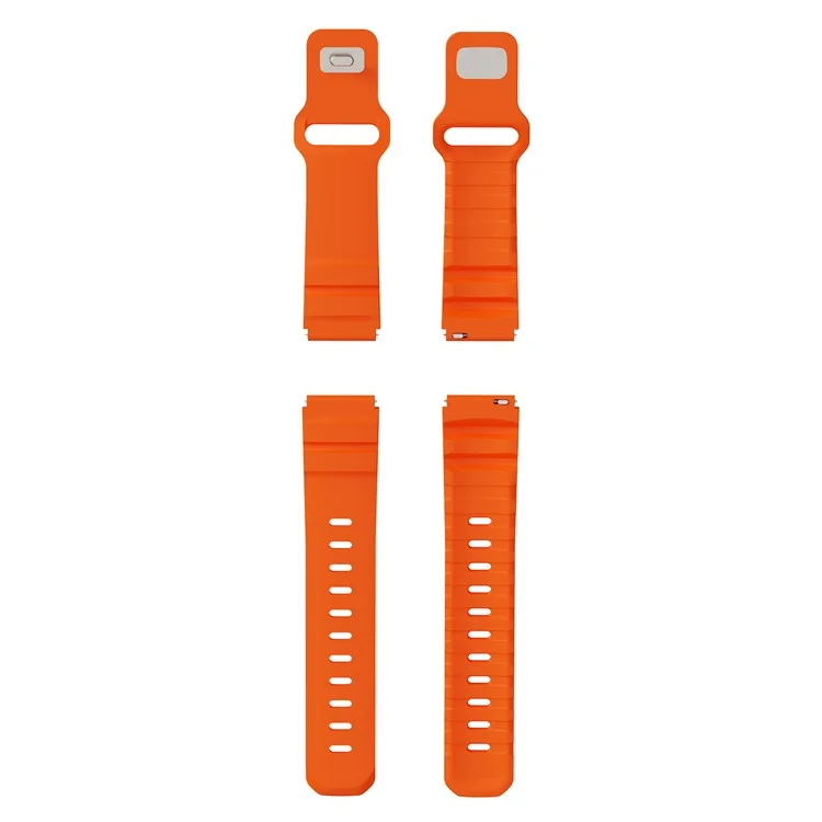 Per Huawei Watch GT 5 46mm Cinturino in fluorubber 22mm Cinturino per orologio universale regolabile - Arancione
