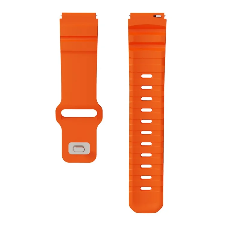 Per Huawei Watch GT 5 46mm Cinturino in fluorubber 22mm Cinturino per orologio universale regolabile - Arancione
