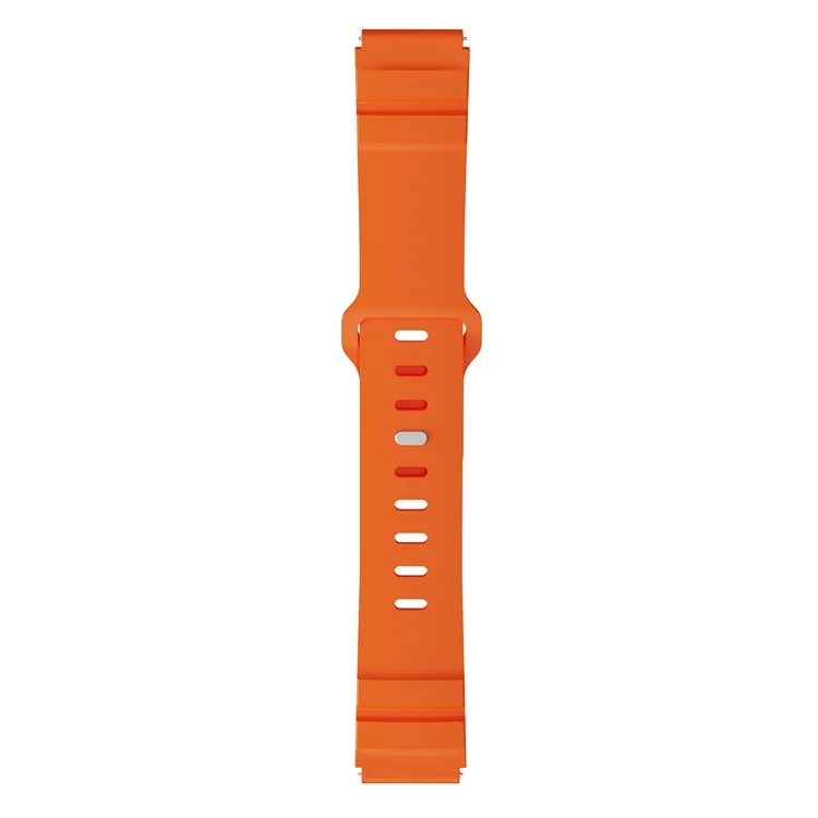 Per Huawei Watch GT 5 46mm Cinturino in fluorubber 22mm Cinturino per orologio universale regolabile - Arancione