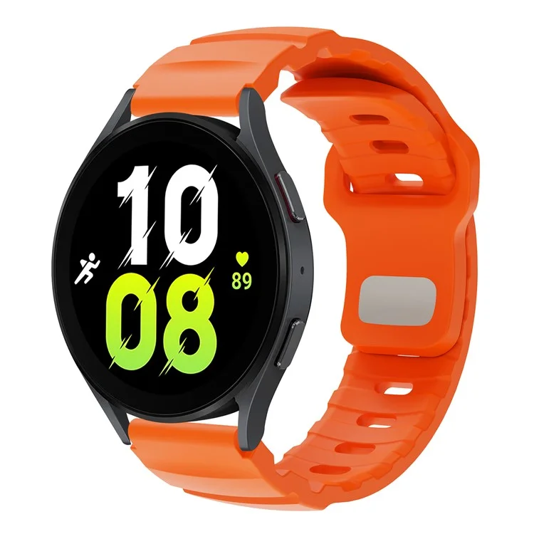 Per Huawei Watch GT 5 46mm Cinturino in fluorubber 22mm Cinturino per orologio universale regolabile - Arancione
