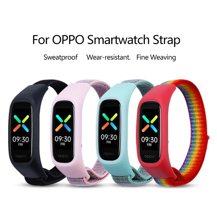 Correa de Reloj Ajustable de Nilón para OPPO Band Style/EVA Limited Edition - Rosa
