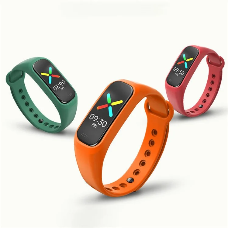 Correa de Reloj Suave de Silicona Ajustable de Repuesto para OPPO Band Style/EVA Limited Edition - Verde Negruzco