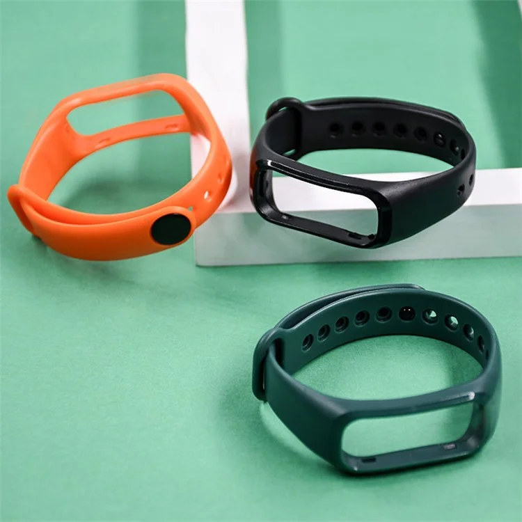 Correa de Reloj Suave de Silicona Ajustable de Repuesto para OPPO Band Style/EVA Limited Edition - Verde Negruzco