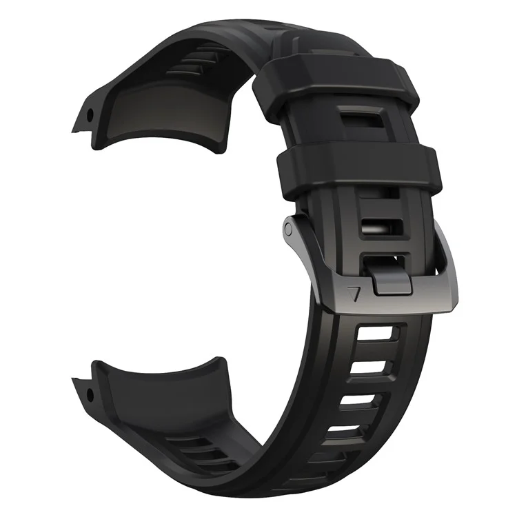 Für Garmin Instinct 3 AMOLED 50mm / Instinct 3 Solar 50mm Smartwatch Band Atmungsaktives Sport-Silikonarmband - Schwarz