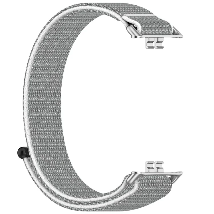 Pulseira For Honor Choice ROSSINI 2i com Fita Mágica de Nylon Trançado para Relógio - Cinza
