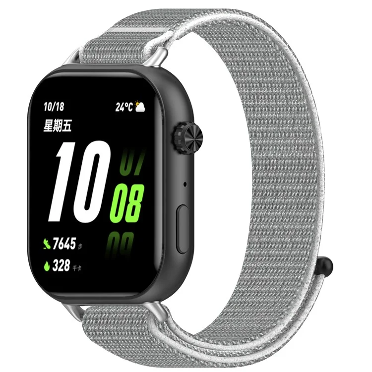 Pulseira For Honor Choice ROSSINI 2i com Fita Mágica de Nylon Trançado para Relógio - Cinza