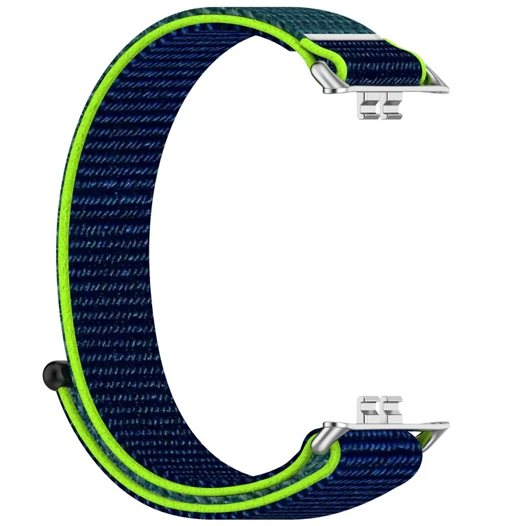 For Honor Choice ROSSINI 2i Wrist Strap Magic Tape Nylon Woven Watch Band - Lime